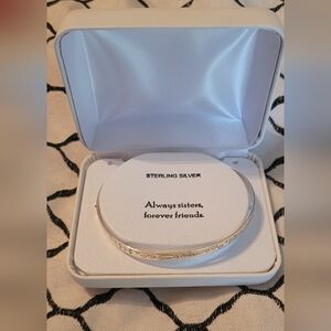 NWT Elegant Sterling Silver Sisters Bracelet 925 SILVER